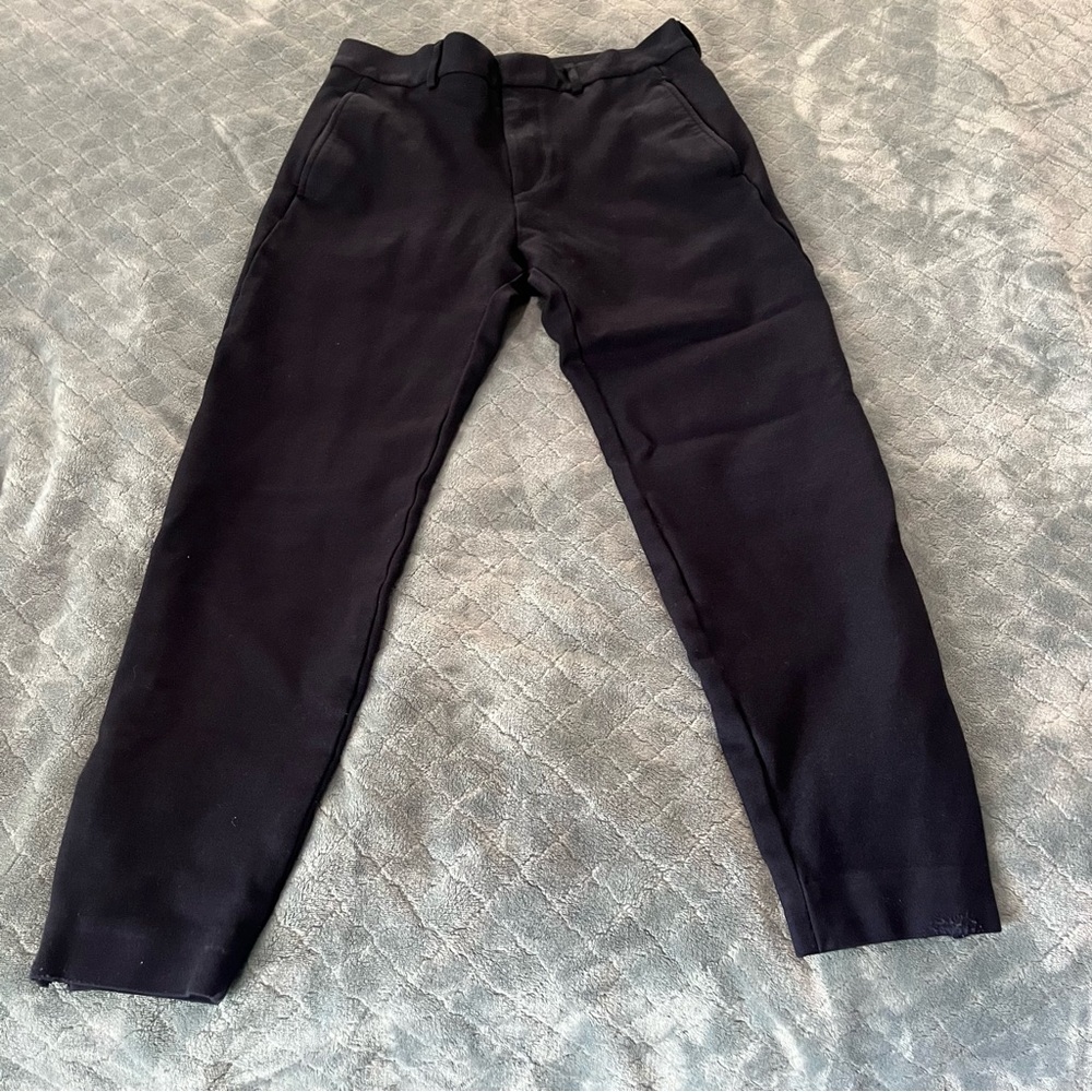 COS Dark Heavy Duty Thick Warm‎ Navy Women's Pants 30 R